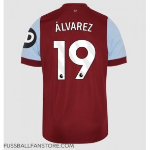 West Ham United Edson Alvarez #19 Replik Heimtrikot 2023-24 Kurzarm